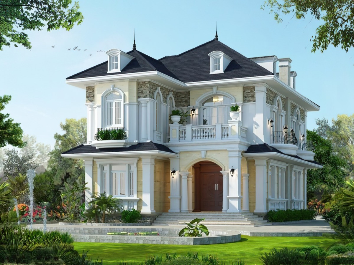 thiết kế biệt thự 7