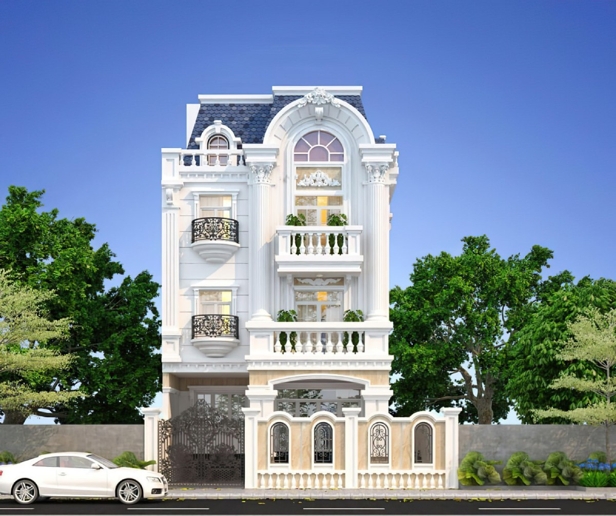 Thiết kế biệt thự tân cổ điển 5