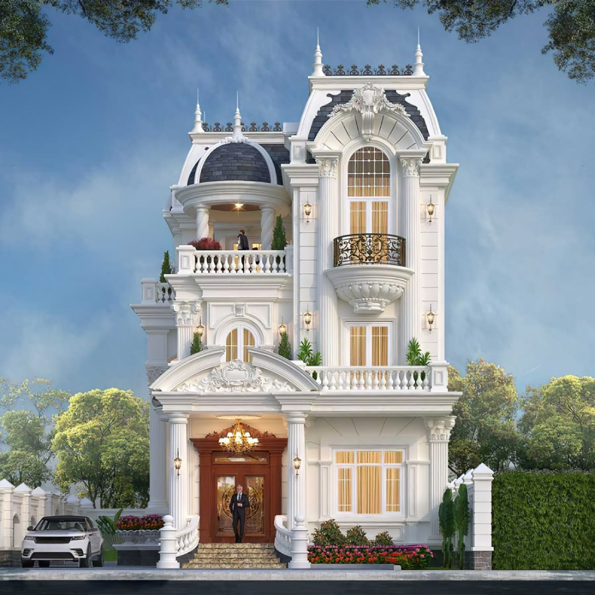 Thiết kế biệt thự tân cổ điển 6