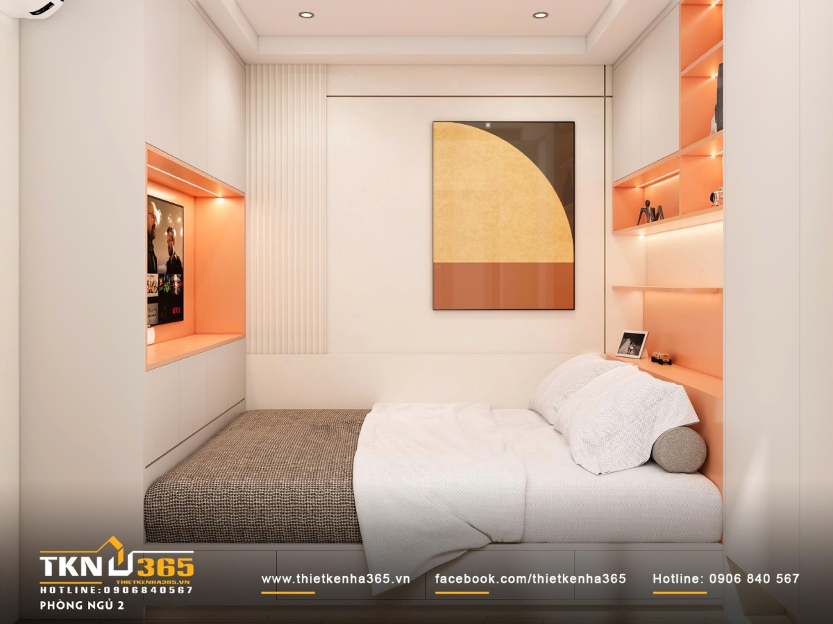Thiết kế nhà phố 3 tầng - Vẻ đẹp của sự tinh gọn 10 Thiết kế nhà phố 3 tầng 9