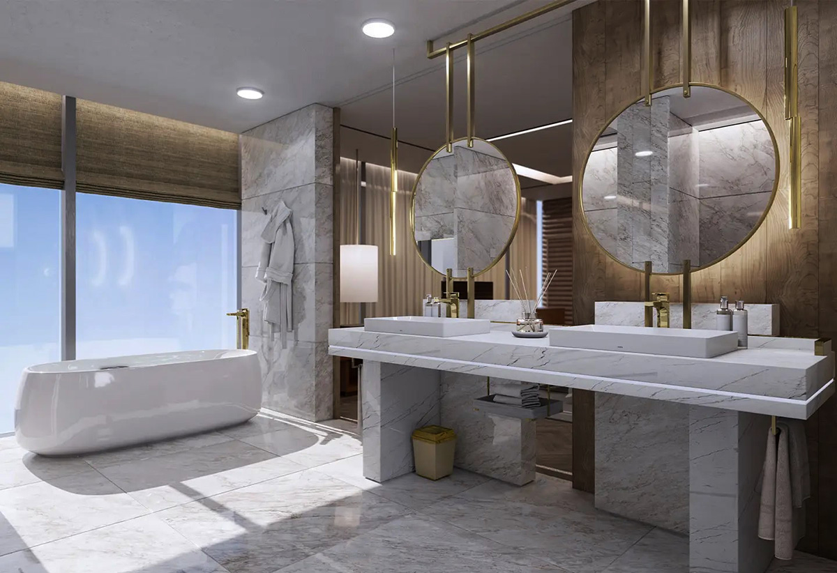 Nhân đôi không gian bằng cách sử dụng gương