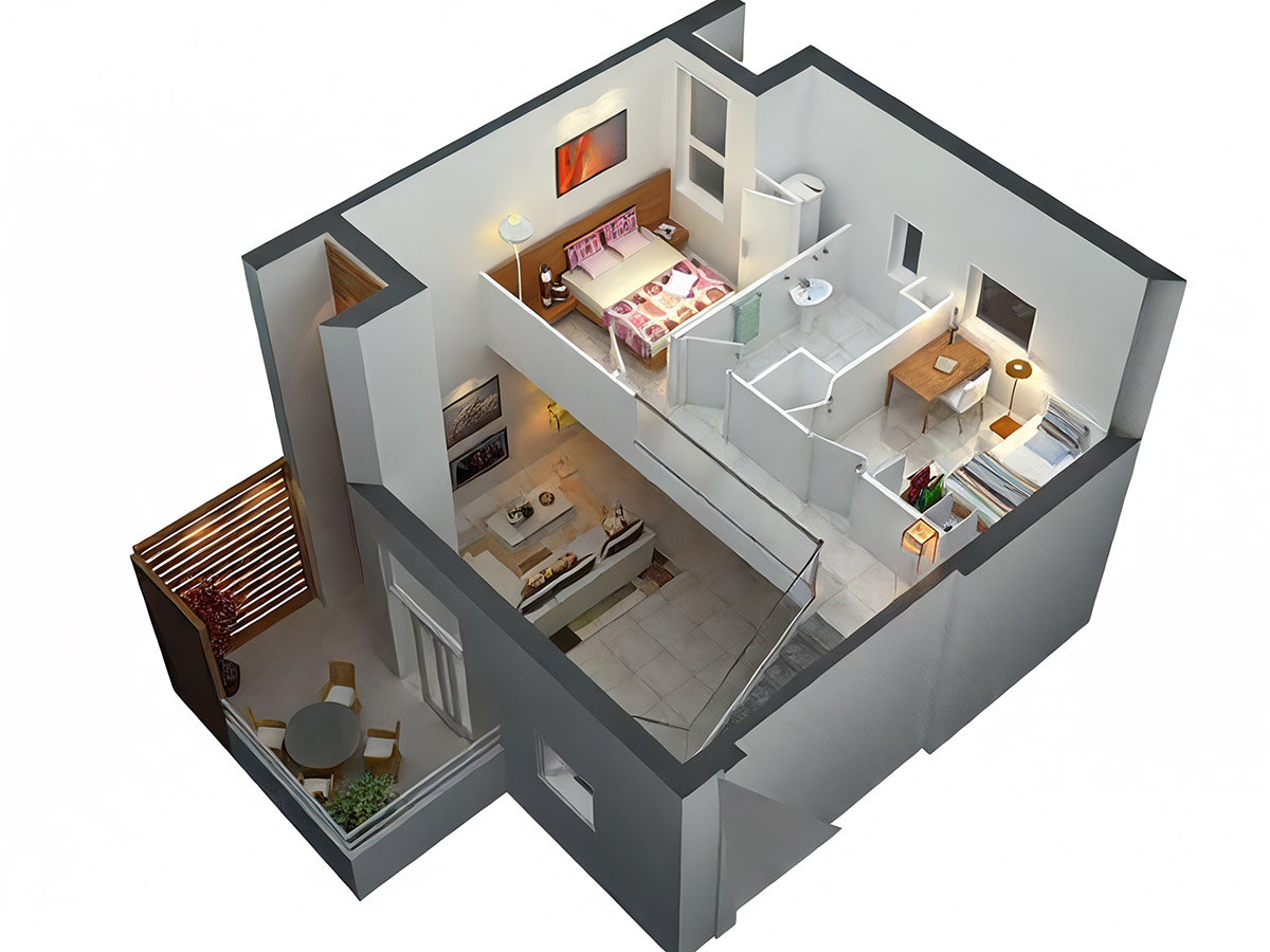 Với gói thiết kế có 3D nội thất khách hàng dễ dàng hình dung toàn bộ không gian sống, từ bên ngoài đến bên trong, giúp việc thi công chính xác và hạn chế phát sinh chi phí.