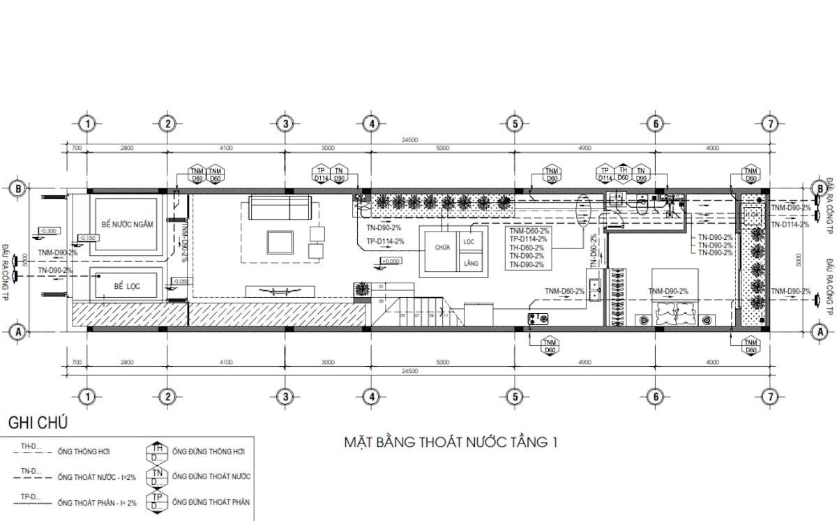 Cách đọc bản vẽ xây dựng: Hướng dẫn đơn giản - Đọc hiểu dễ dàng 6 Bản vẽ điện nước (MEP)