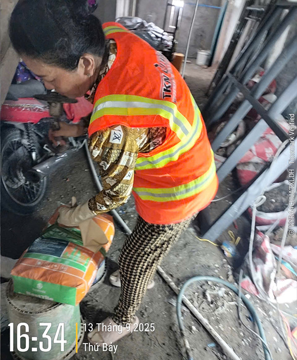 Tiến độ nhà phố 1 trệt 2 lầu 1 tum - Chị Mỹ - Quận 8 44 nha chi my quan 8 130925 2