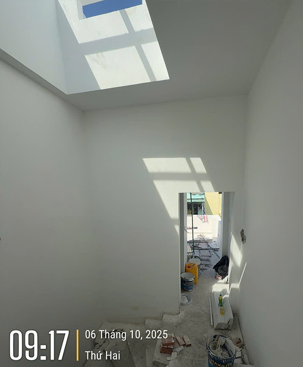 Tiến độ nhà phố 1 trệt 2 lầu 1 tum - Chị Mỹ - Quận 8 42 nha chi my quan 8 2025 061025 4