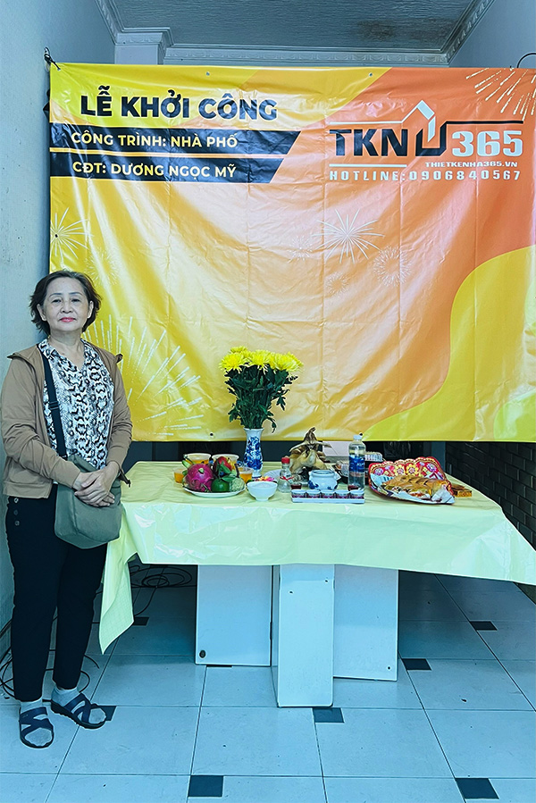 Tiến độ nhà phố 1 trệt 2 lầu 1 tum - Chị Mỹ - Quận 8 56 Nhà chị Mỹ Quận 8, nhà phố 1 triệt 2 lầu 1 tum, động thổ