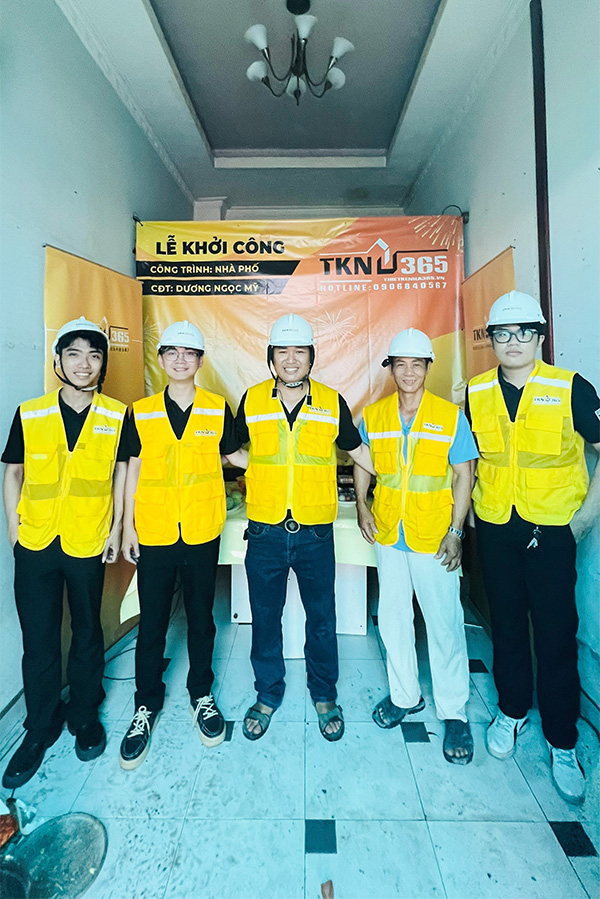 Tiến độ nhà phố 1 trệt 2 lầu 1 tum - Chị Mỹ - Quận 8 57 Nhà chị Mỹ Quận 8, nhà phố 1 triệt 2 lầu 1 tum, khởi công