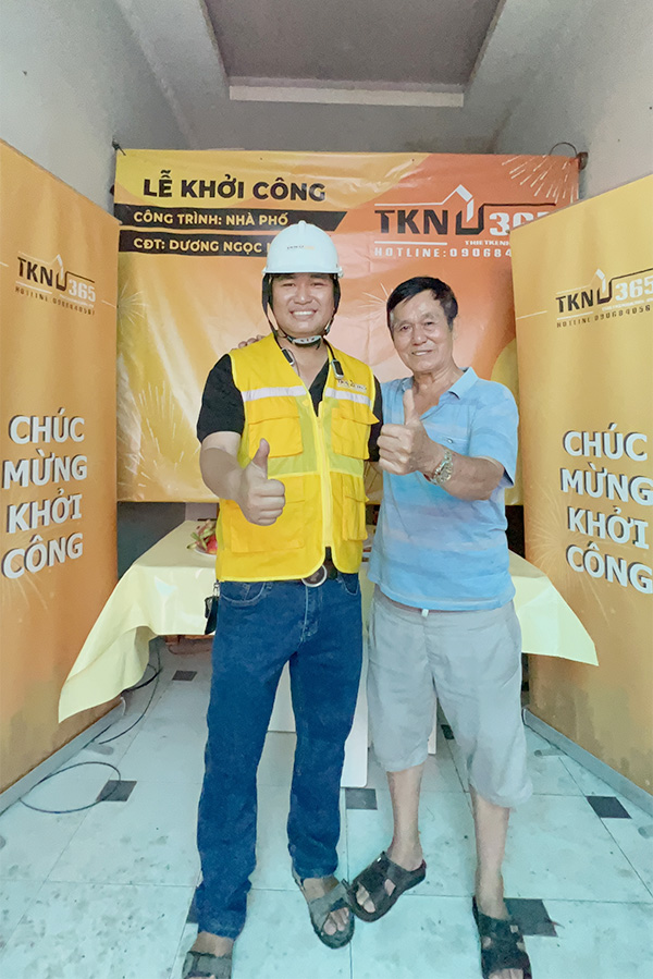 Tiến độ nhà phố 1 trệt 2 lầu 1 tum - Chị Mỹ - Quận 8 58 Nhà chị Mỹ Quận 8, nhà phố 1 triệt 2 lầu 1 tum, khởi công