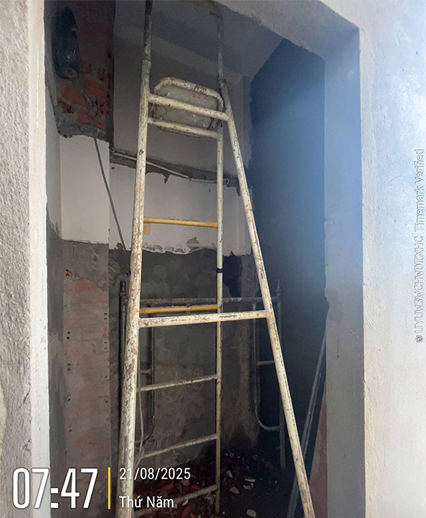 Tiến độ nhà phố 1 trệt 2 lầu 1 tum - Chị Mỹ - Quận 8 54 nha chi my quan 8 210825 4
