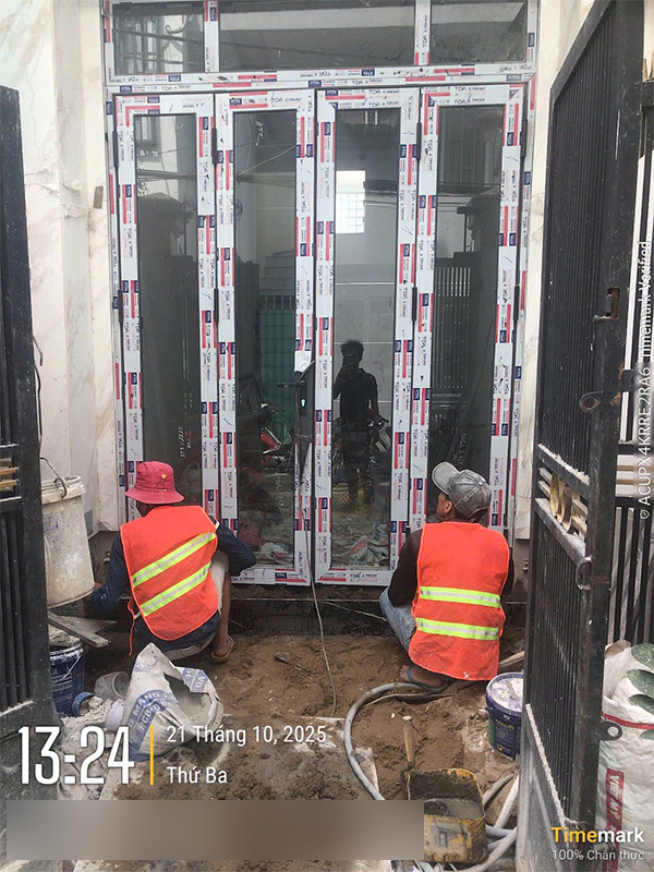 Tiến độ nhà phố 1 trệt 2 lầu 1 tum - Chị Mỹ - Quận 8 35 nha chi my quan 8 211025 1