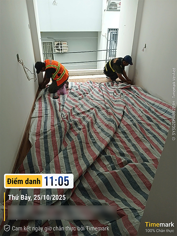 Tiến độ nhà phố 1 trệt 2 lầu 1 tum - Chị Mỹ - Quận 8 32 nha chi my quan 8 251025 2