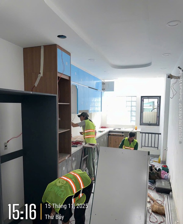 Tiến độ nhà phố 1 trệt 2 lầu 1 tum - Chị Mỹ - Quận 8 28 nha chi my 151125 5