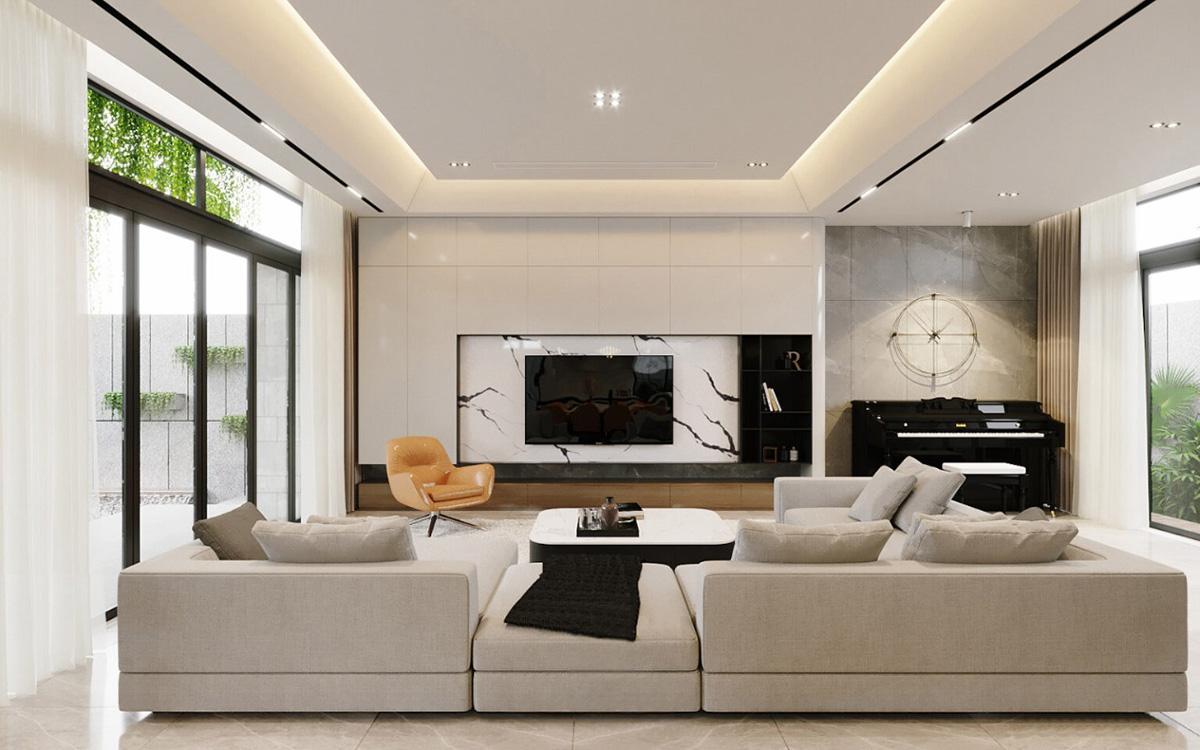 8+ Mẫu Thiết kế biệt thự 300m2 đẹp: Sang trọng, đẳng cấp và chuẩn phong thủy 12 Phong cách thiết kế tinh giản mà sang trọng