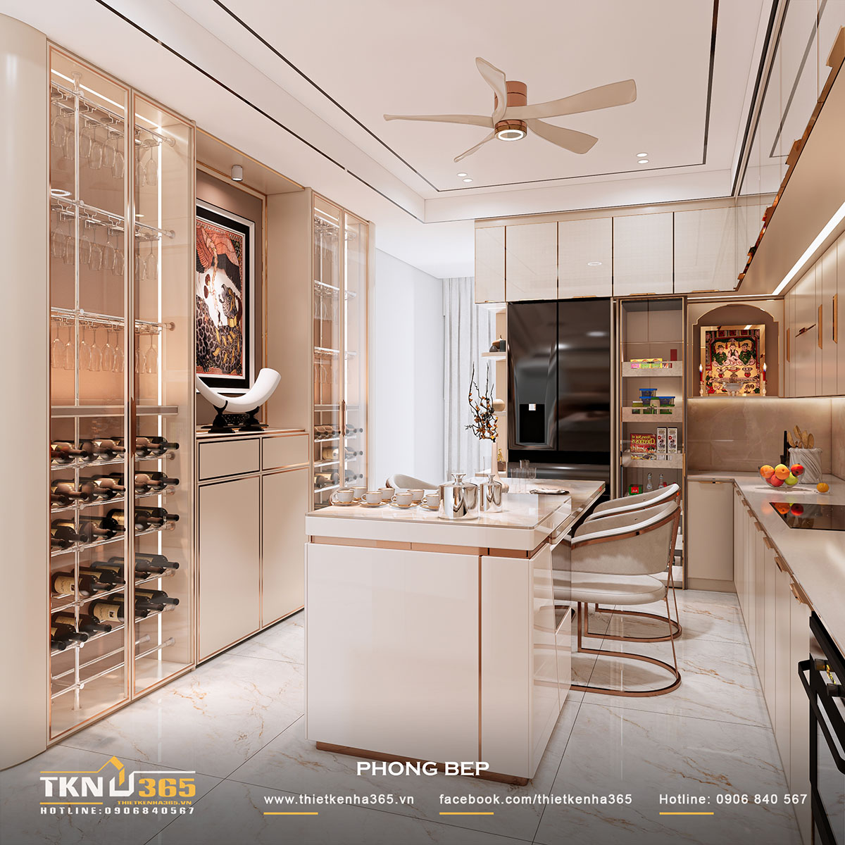 Tiến độ thi công nhà 5 tầng – Chị Nga - Quận 7 58 nha 5 tang chi nga quan 7 phong bep 1