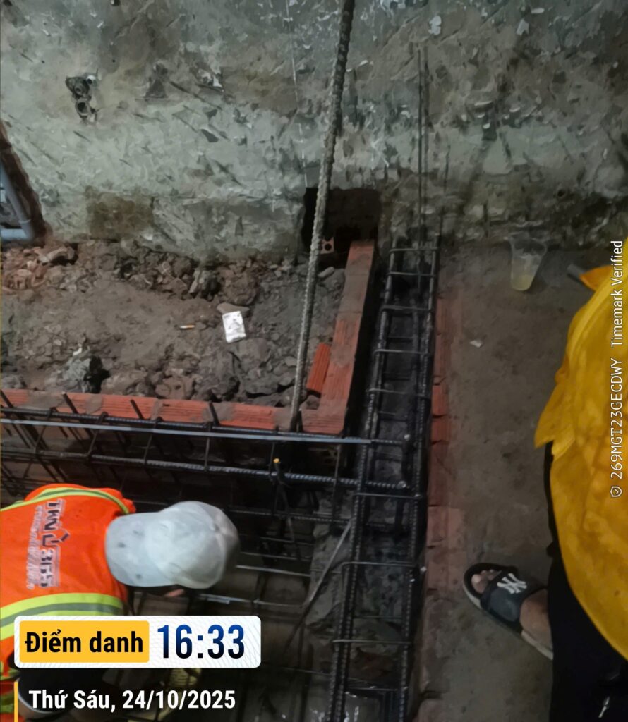 Tiến độ thi công nhà 5 tầng – Chị Nga - Quận 7 120 nha chi nga quan 7 241025 3