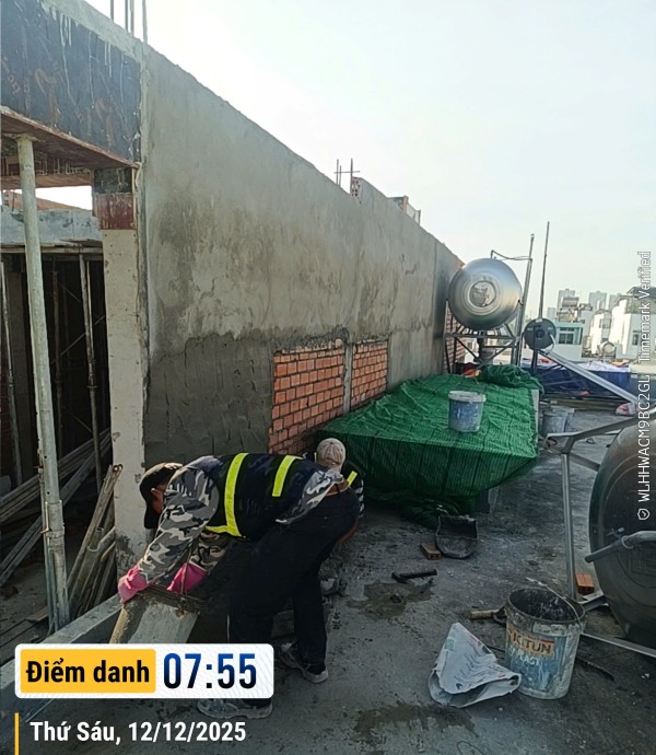 Tiến độ thi công nhà 5 tầng – Chị Nga - Quận 7 102 nha chi nha q7 121225 3 2