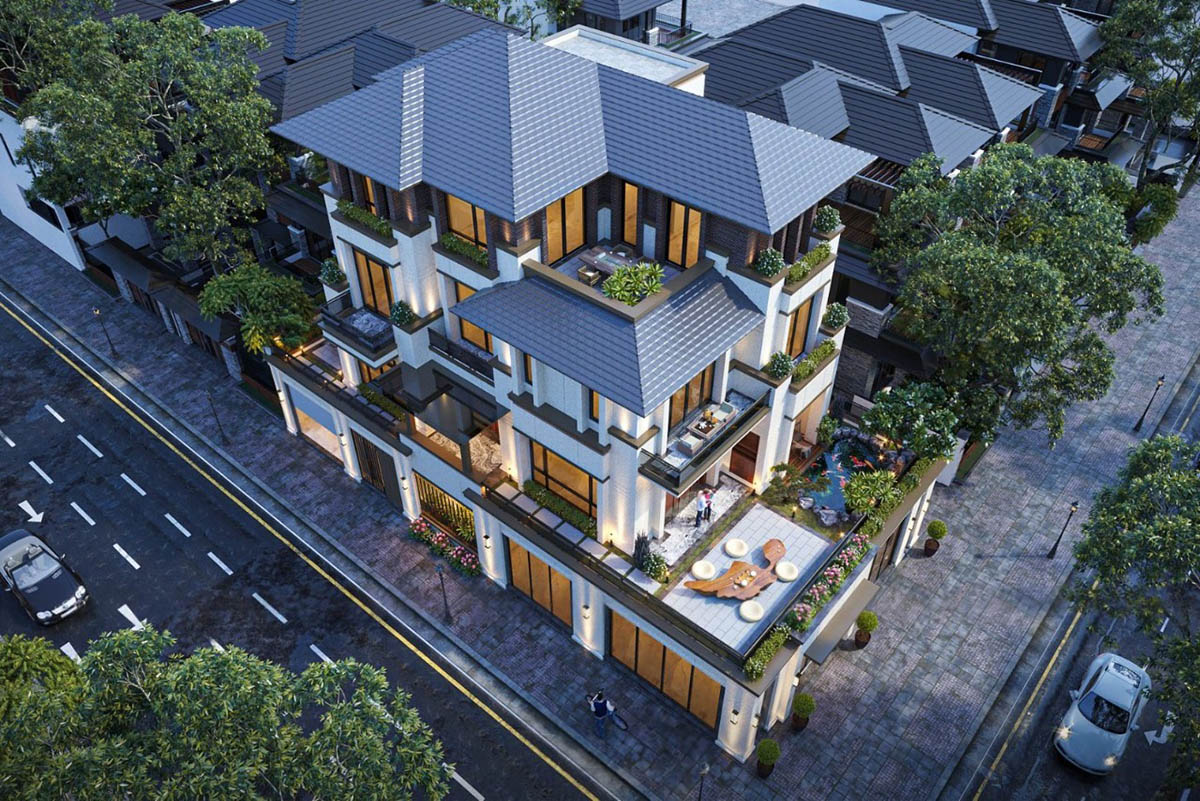 8+ Mẫu Thiết kế biệt thự 300m2 đẹp: Sang trọng, đẳng cấp và chuẩn phong thủy 35 Dù chọn phong cách nào, gia chủ cũng nên đảm bảo tính đồng bộ giữa kiến trúc – nội thất – cảnh quan để công trình hài hòa và có chiều sâu thẩm mỹ.