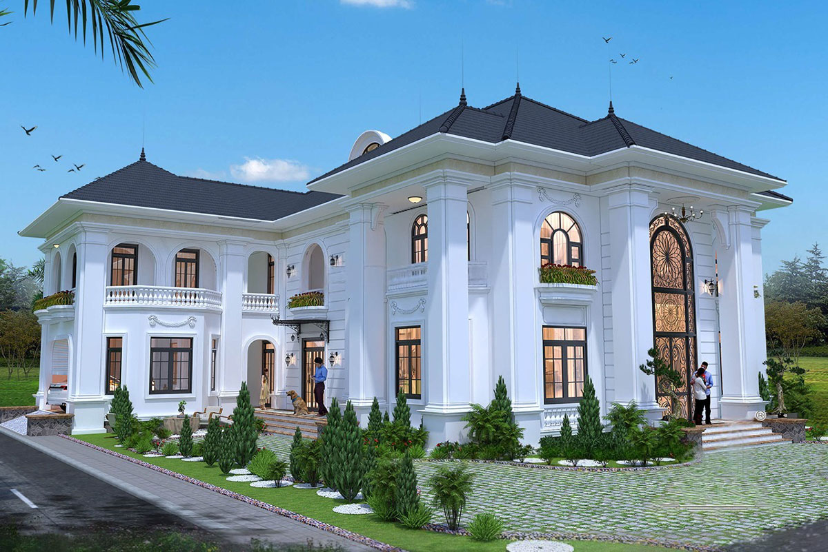 8+ Mẫu Thiết kế biệt thự 300m2 đẹp: Sang trọng, đẳng cấp và chuẩn phong thủy 34 Phong thủy nhà ở luôn đóng vai trò quan trọng trong thiết kế nhà và biệt thự, đặc biệt với những công trình có quy mô lớn như biệt thự 300m2.