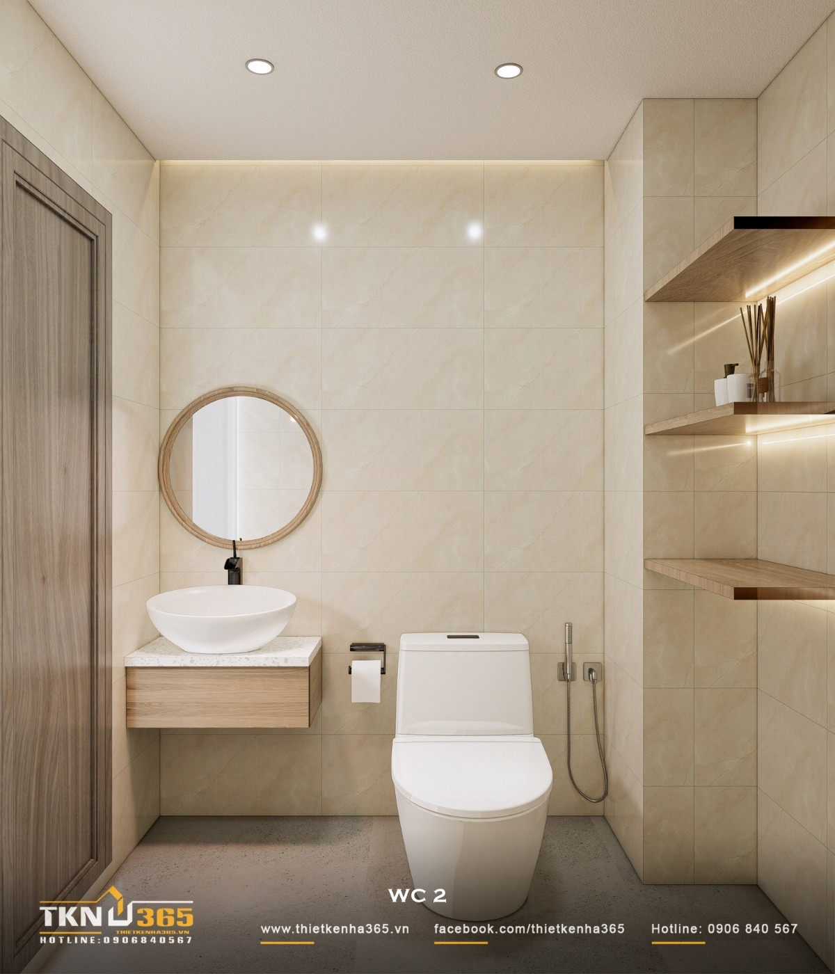 Nhà phố 5 tầng hiện đại ở quận 12 và cách giải quyết bài toán diện tích trên lô đất hẹp ngang 43 29