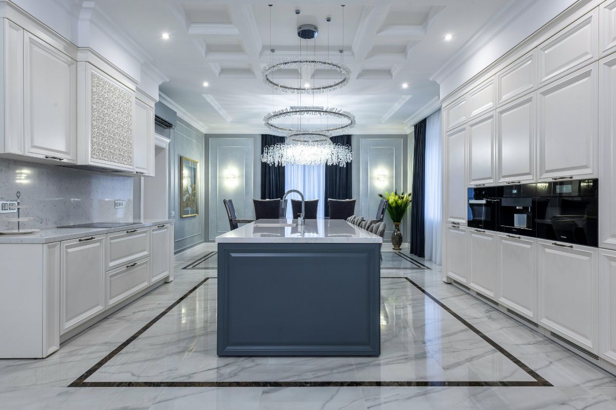 Các thiết bị bếp hiện đại được bố trí khoa học, đáp ứng nhu cầu sử dụng linh hoạt của gia đình (Ảnh: Sưu tầm)