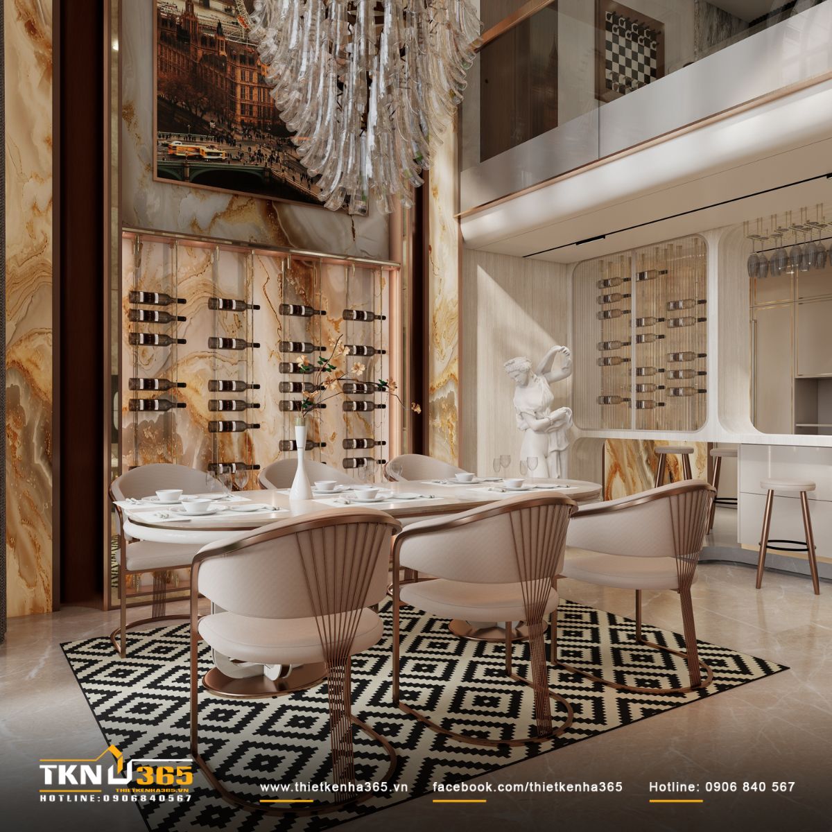 Biệt thự 3 tầng tân cổ điển D's Villa và hành trình tìm kiếm sự cân bằng 16 biệt thự 3 tầng