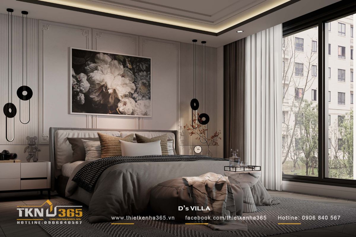 Biệt thự 3 tầng tân cổ điển D's Villa và hành trình tìm kiếm sự cân bằng 27 phòng ngủ biệt thự 3 tầng