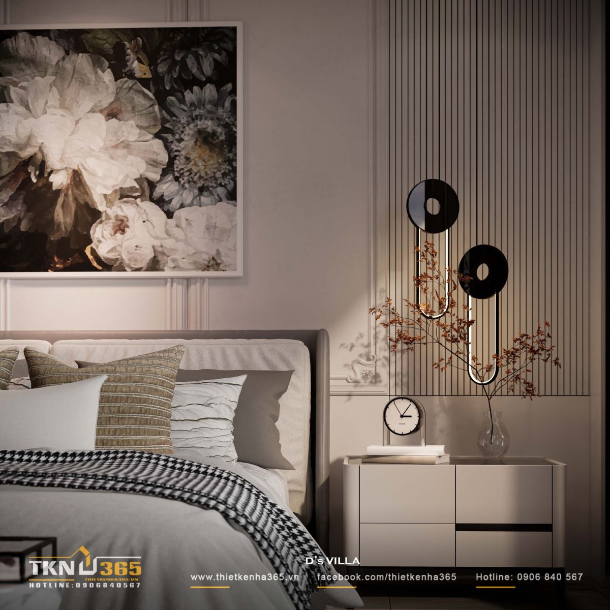 Biệt thự 3 tầng tân cổ điển D's Villa và hành trình tìm kiếm sự cân bằng 28 phòng ngủ biệt thự 3 tầng