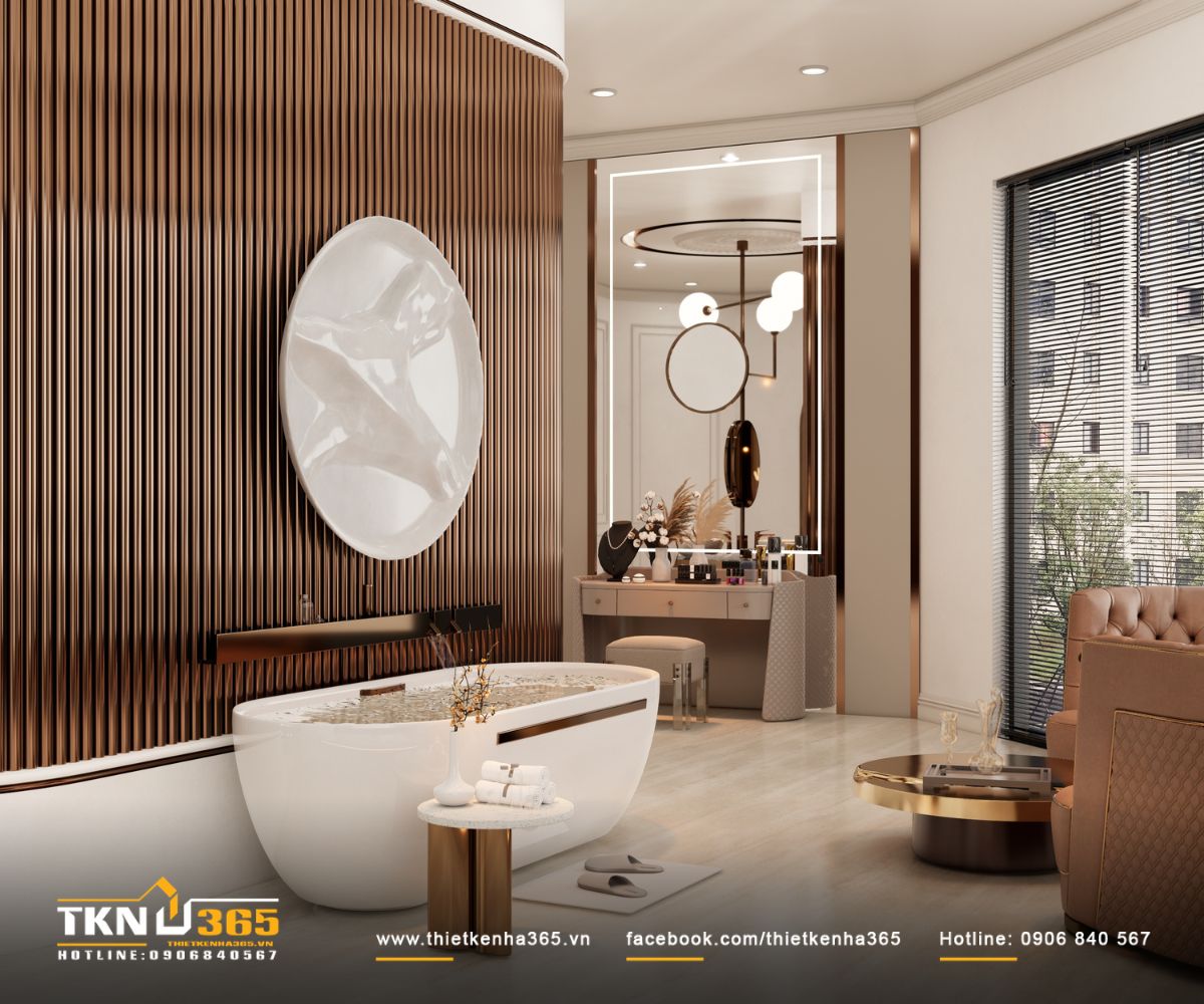 Các thiết bị và phụ kiện được đặt đúng vị trí, đáp ứng nhu cầu sử dụng của các thành viên trong gia đình