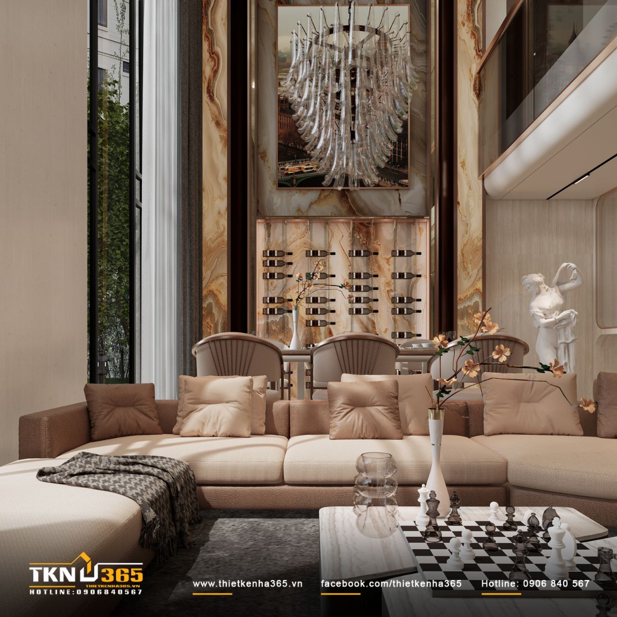 Biệt thự 3 tầng tân cổ điển D's Villa và hành trình tìm kiếm sự cân bằng 9 biệt thự 3 tầng