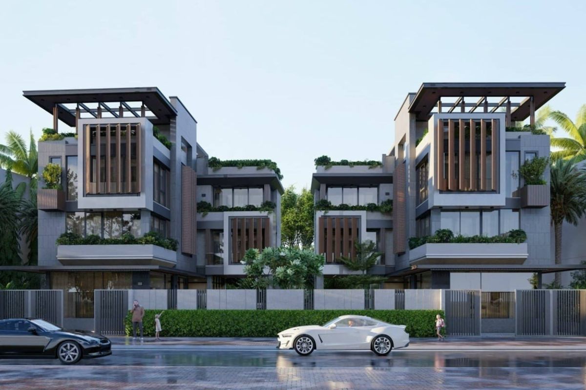 Biệt thự song lập là loại hình phổ biến trong các khu đô thị quy hoạch chuẩn và tiện ích cao cấp (Ảnh: Sưu tầm)