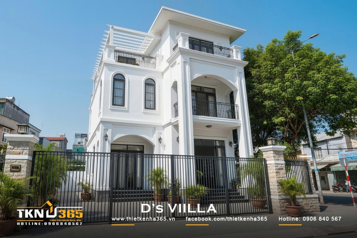 Biệt thự 3 tầng tân cổ điển D's Villa và hành trình tìm kiếm sự cân bằng 5 thiết kế biệt thự 3 tầng tâng cổ điển ở bình dương