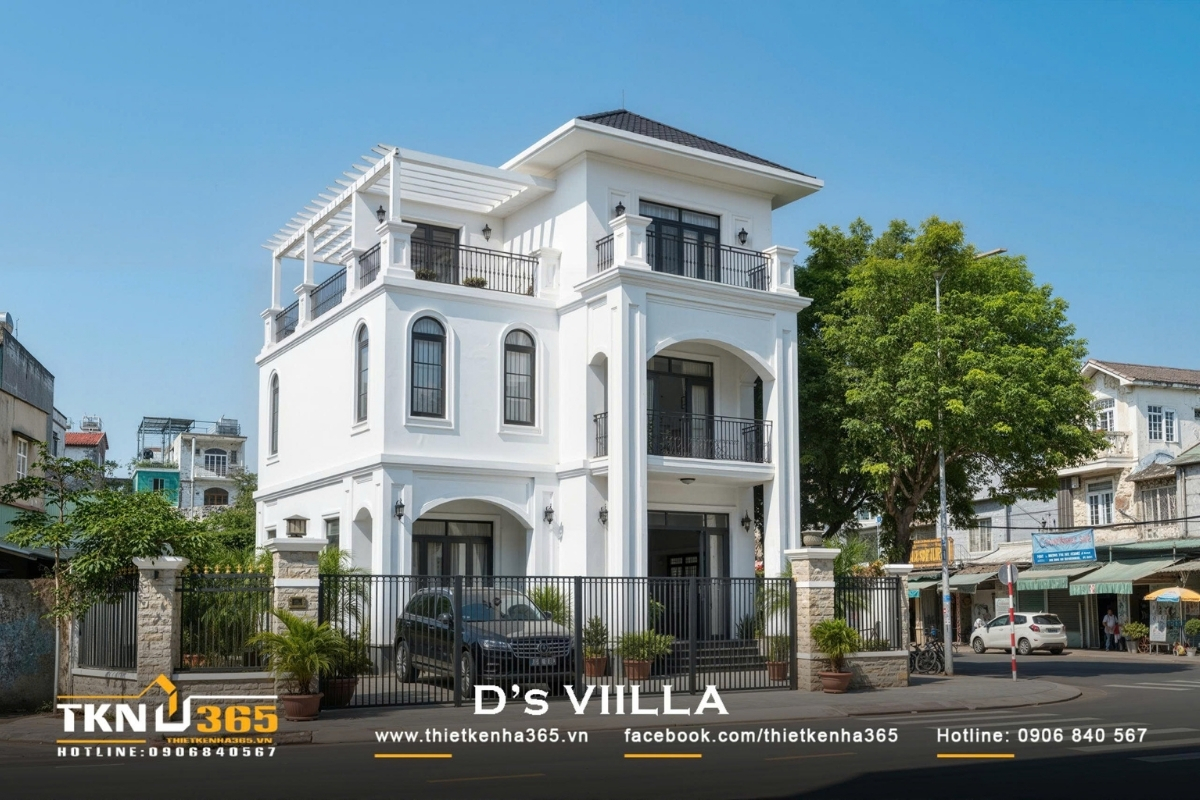 Biệt thự 3 tầng tân cổ điển D's Villa và hành trình tìm kiếm sự cân bằng 6 thiết kế biệt thự 3 tầng tâng cổ điển ở bình dương