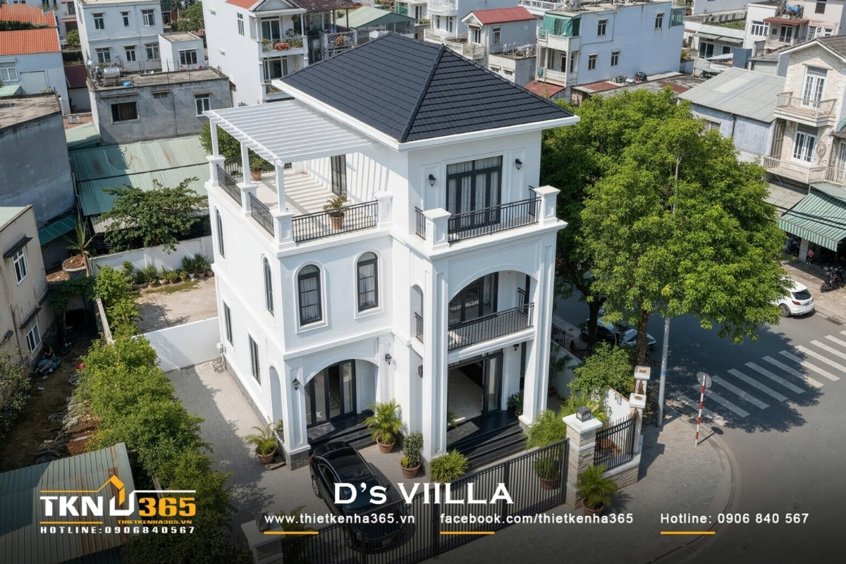 Biệt thự 3 tầng tân cổ điển D's Villa và hành trình tìm kiếm sự cân bằng 2 thiết kế biệt thự 3 tầng tâng cổ điển ở bình dương