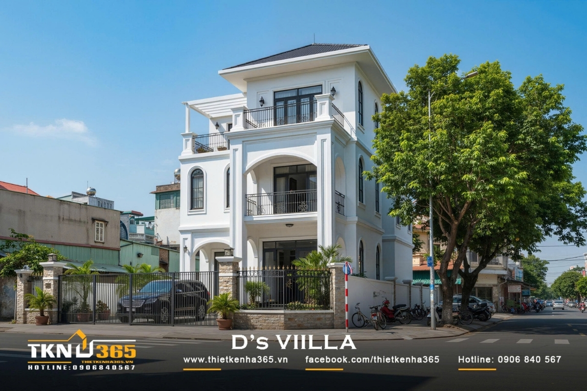 Biệt thự 3 tầng tân cổ điển D's Villa và hành trình tìm kiếm sự cân bằng 3 thiết kế biệt thự 3 tầng tâng cổ điển ở bình dương