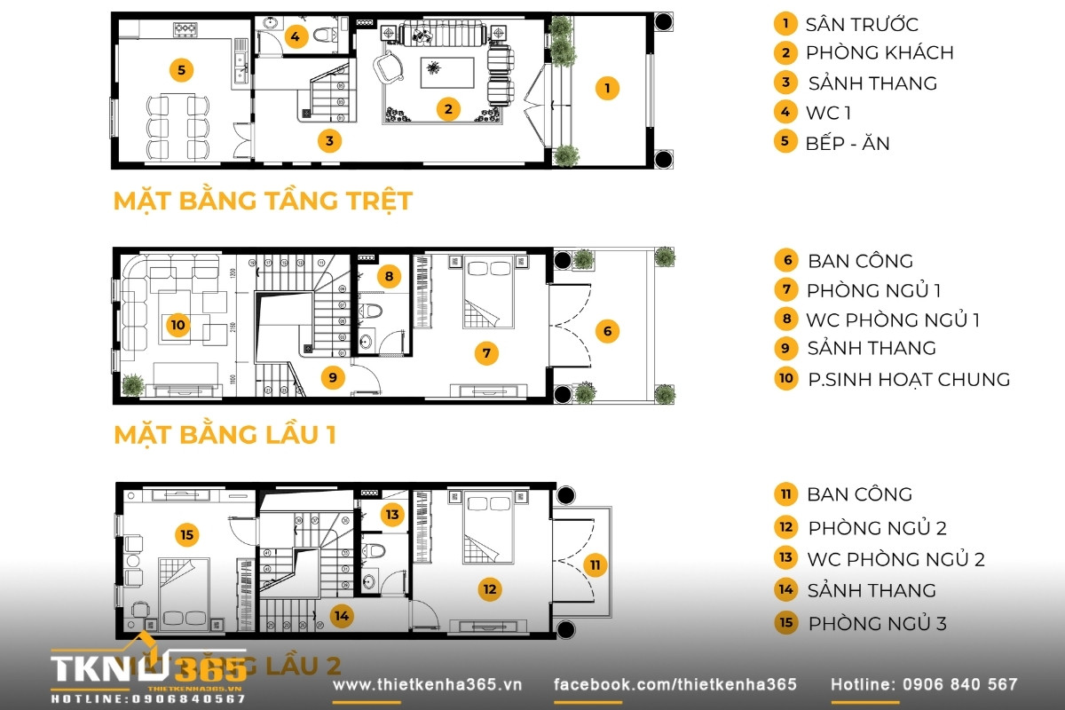 mặt bằng công năng