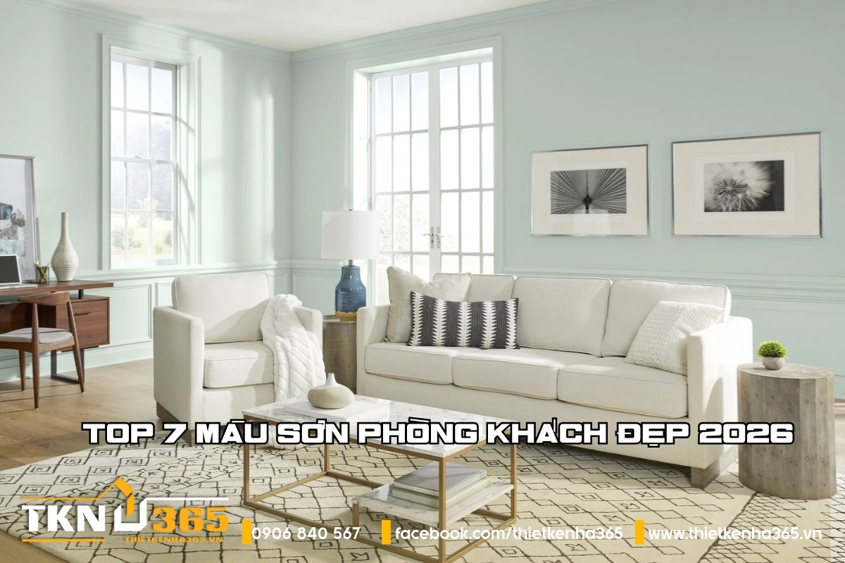 màu sơn phòng khách đẹp