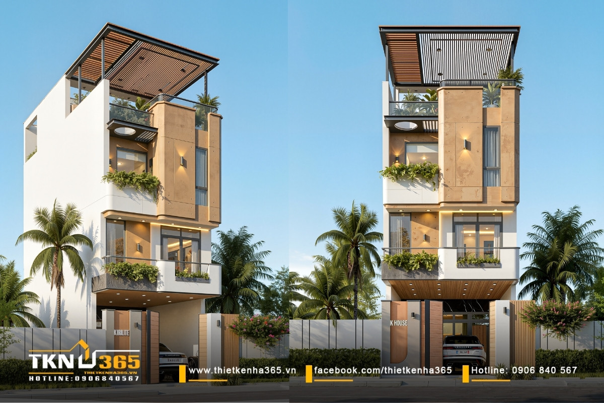 nhà phố 3 tầng