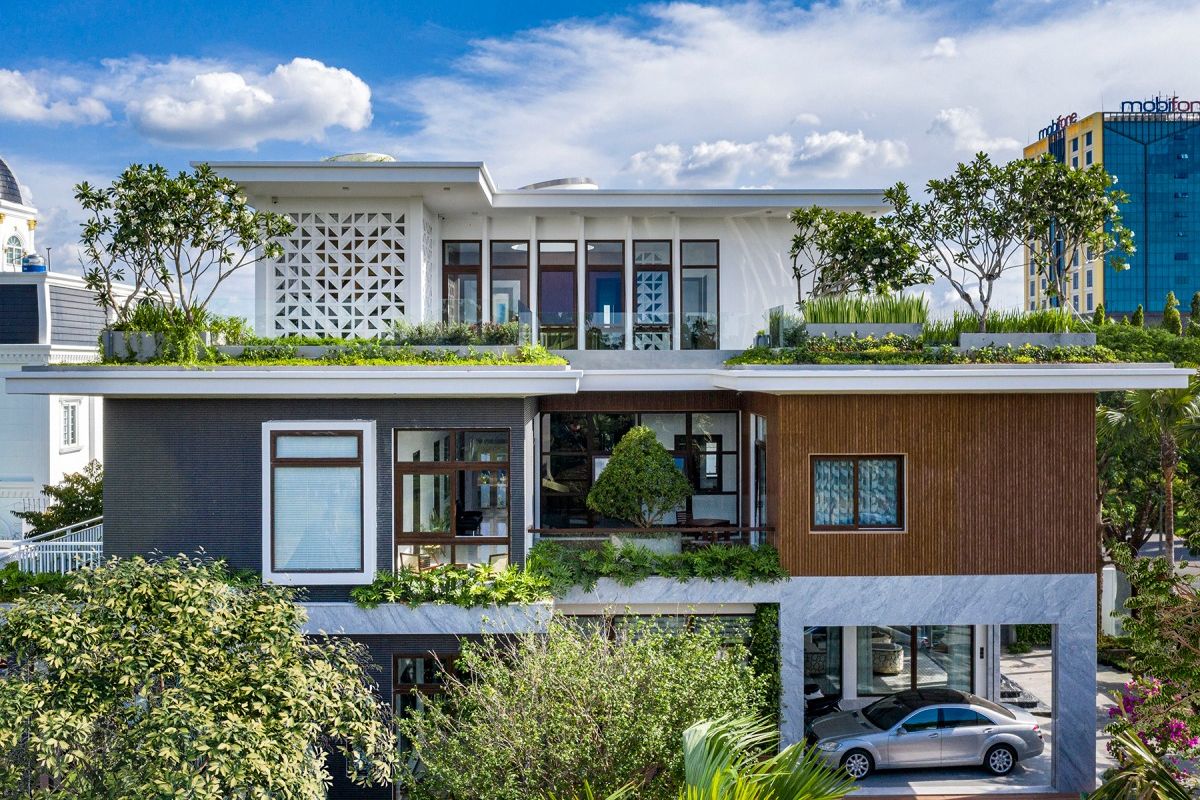 Vật liệu sử dụng trong biệt thự xanh đảm bảo tính bền vững và thân thiện với môi trường (Ảnh: Sưu tầm)