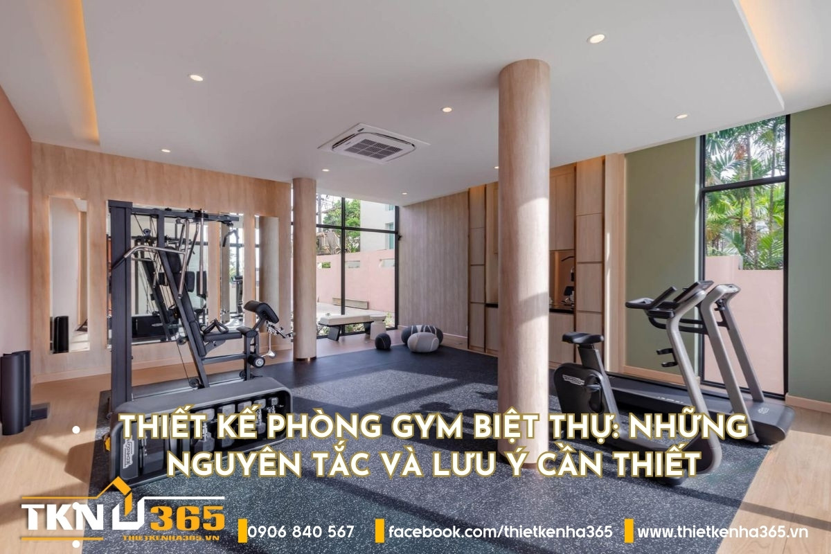 Thiết kế phòng gym biệt thự thumb