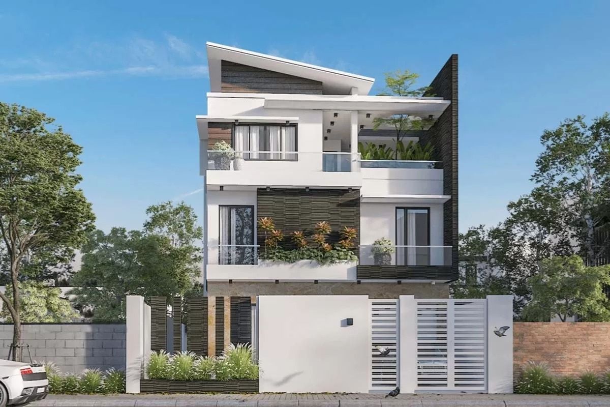 Lựa chọn vật liệu hoàn thiện phù hợp ngân sách giúp tối ưu chi phí xây biệt thự 3 tầng 100m2 (Ảnh: sưu tầm)