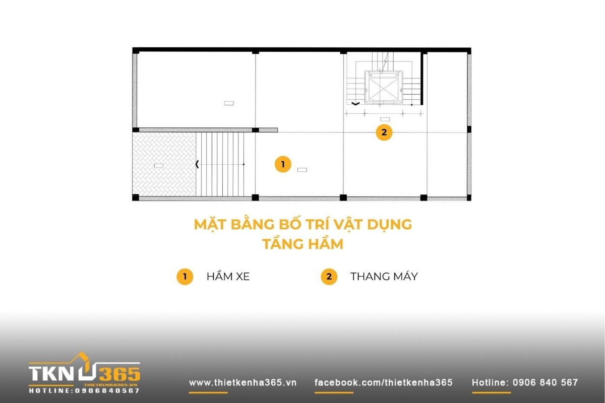 Nhà phố 6 tầng 1 hầm anh Giang - Tân Bình 14 mặt bằng công năng nhà phố 6 tầng