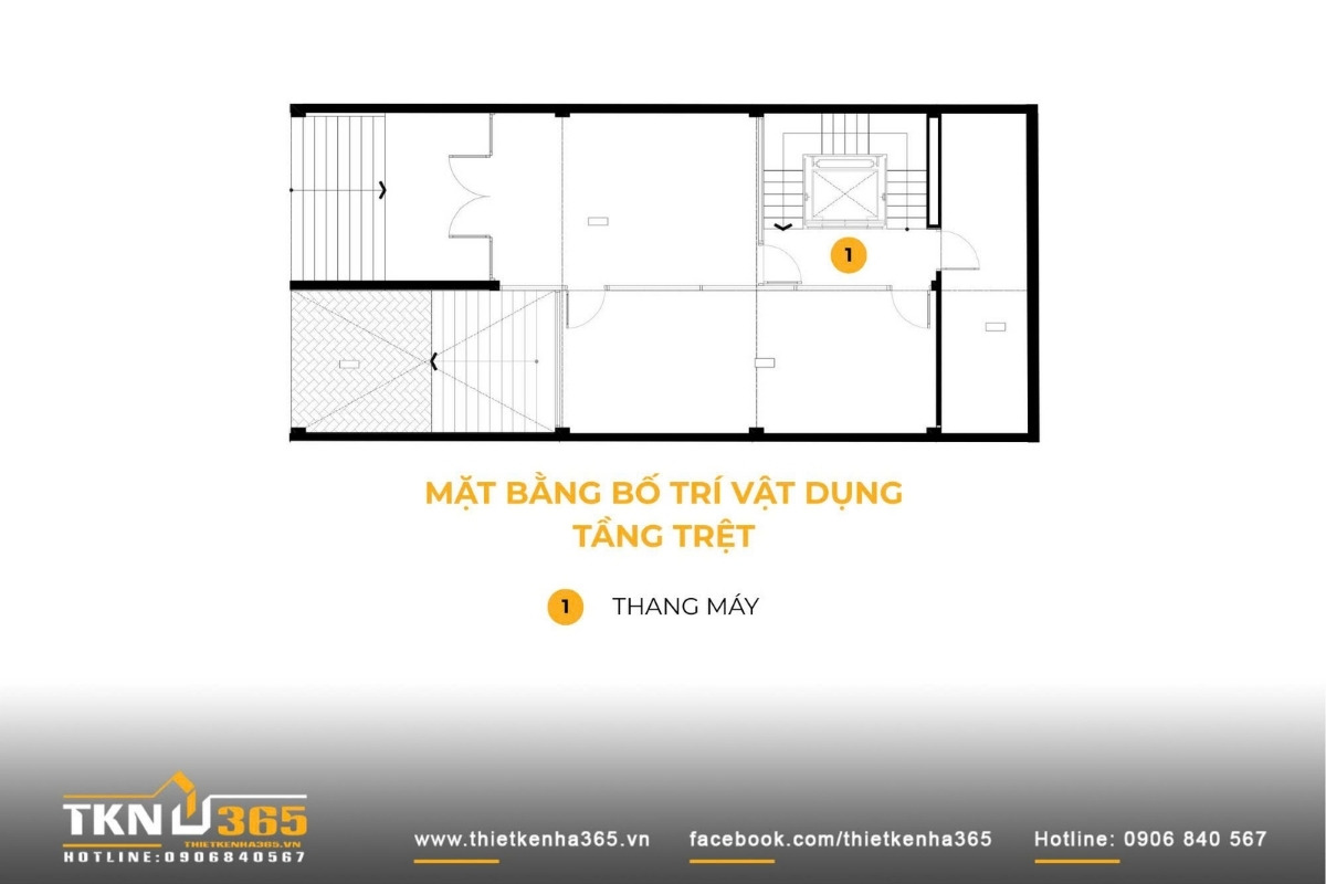 Nhà phố 6 tầng 1 hầm anh Giang - Tân Bình 15 mặt bằng công năng nhà phố 6 tầng