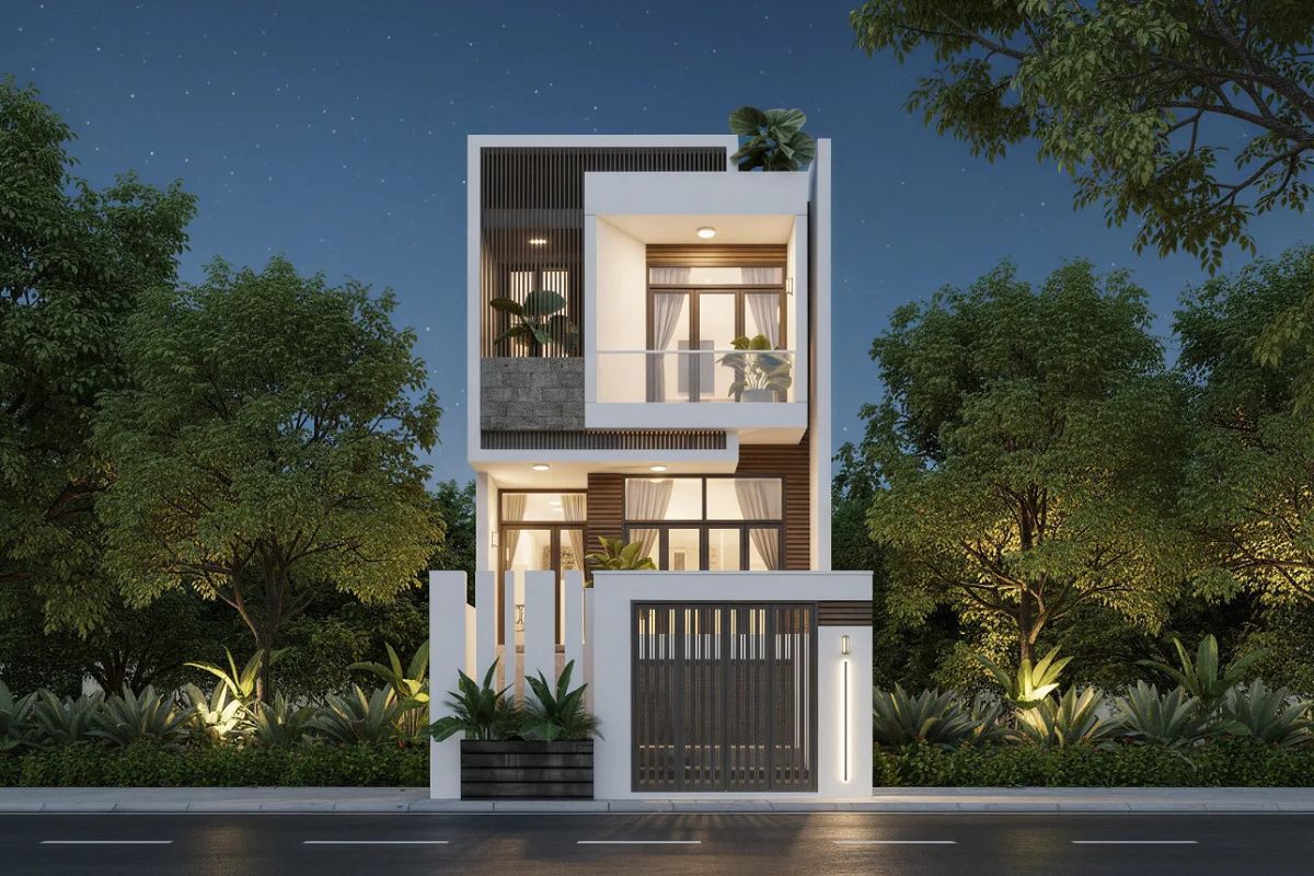 Chi phí xây nhà 1 trệt 1 lầu 5x16m phụ thuộc vào nhiều yếu tố khác nhau (Ảnh: Sưu tầm)