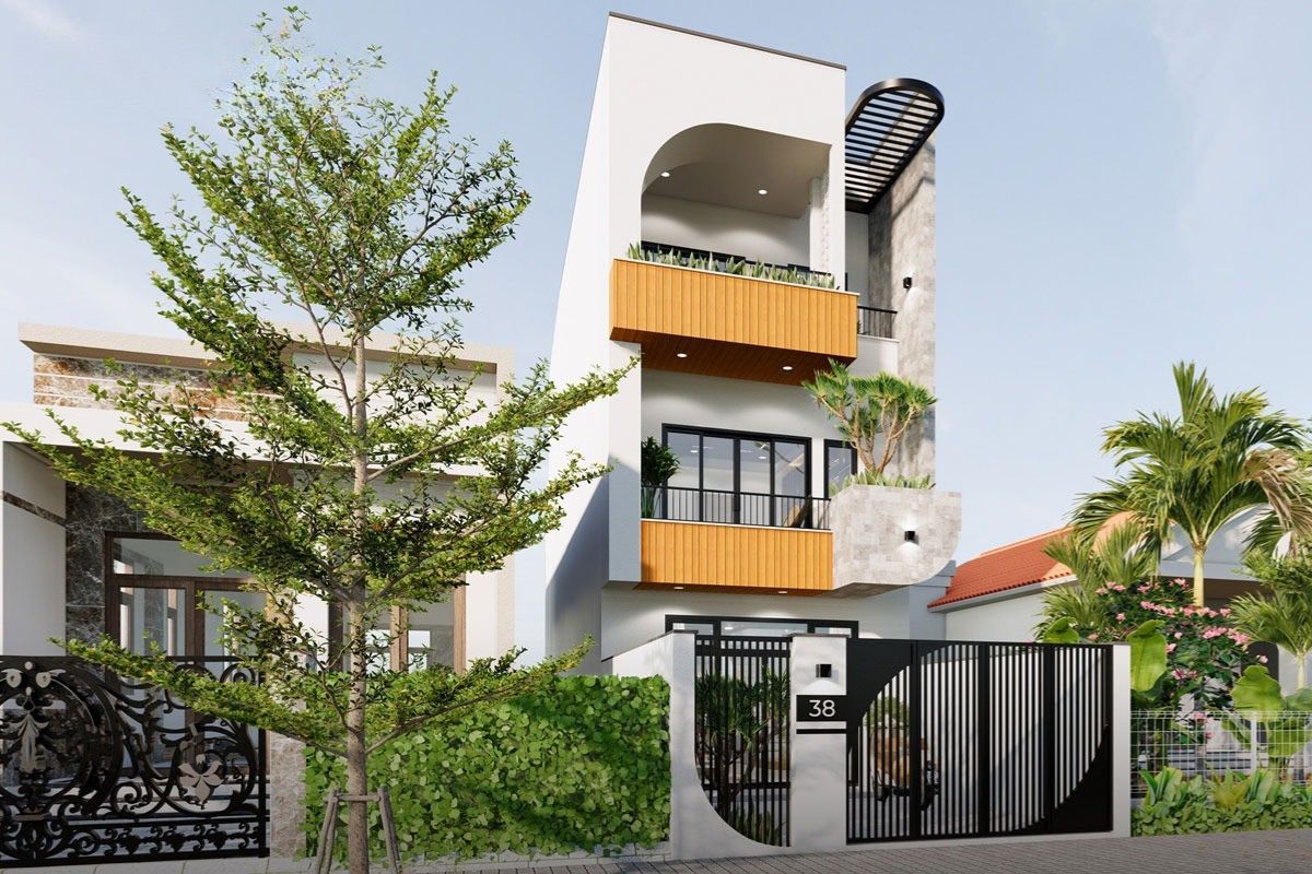 Cần tính toán kỹ lưỡng khi lựa chọn mẫu nhà 1 trệt 2 lầu 4x16m có gara ô tô (Ảnh: Sưu tầm)