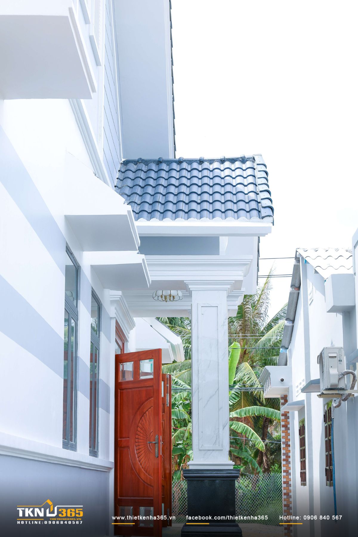 Thiết Kế Nhà 365 tính toán kỹ lưỡng độ dốc của mái, đảm bảo khả năng thoát nước mưa và chống nóng hiệu quả
