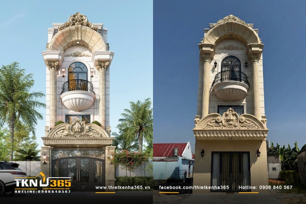 Dự án thiết kế - thi công nhà chị mỹ hóc môn