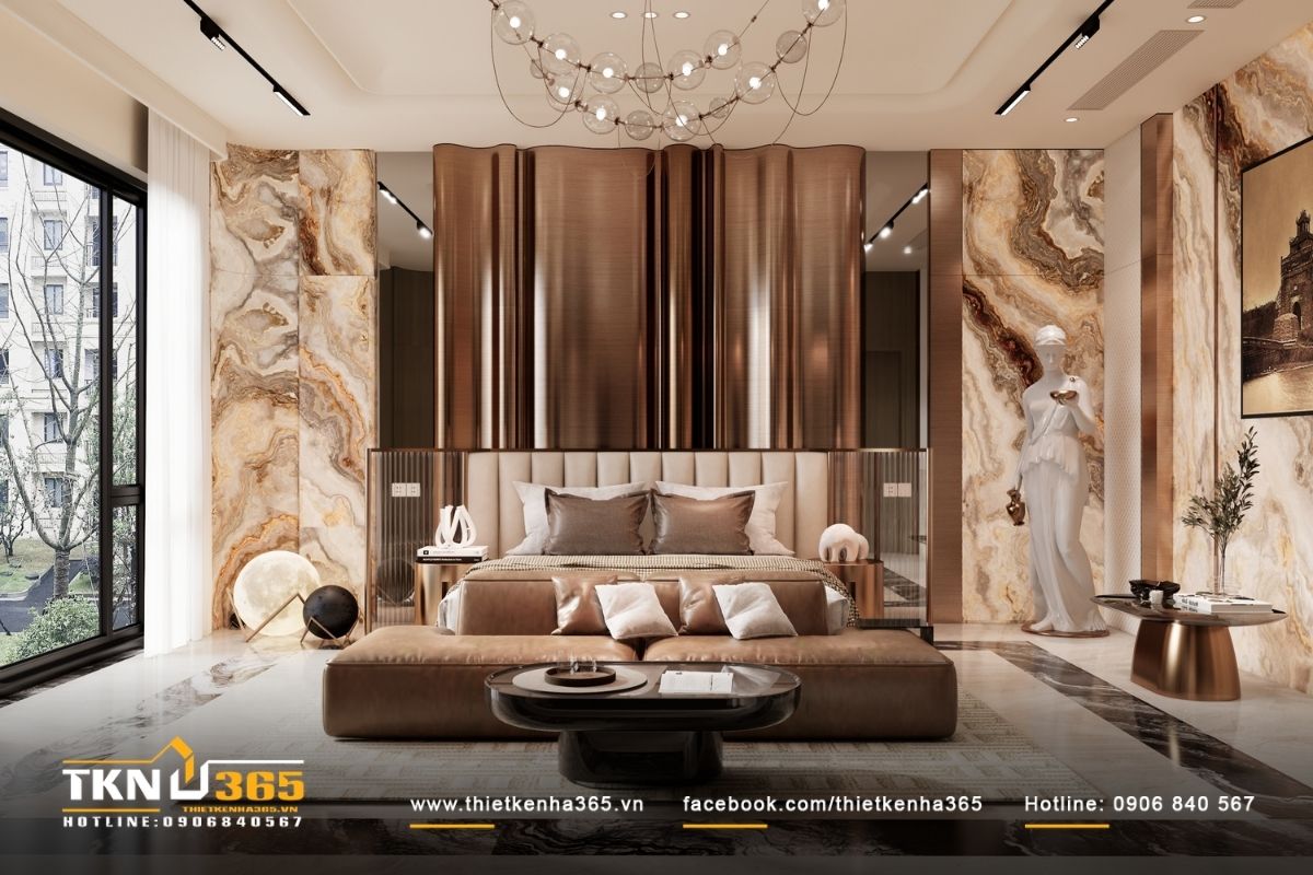 Đồ decor hình khối tròn, tỷ lệ nhỏ, đóng vai trò nhấn nhẹ, giữ nhịp không gian thư giãn và gọn gàng