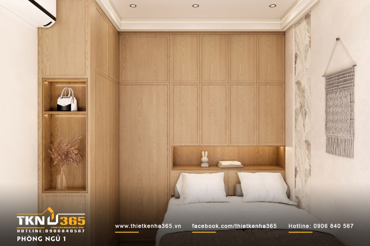 Nhà phố 3 tầng D’s House có tổng cộng 4 phòng ngủ, đáp ứng nhu cầu sử dụng của các thành viên trong gia đình
