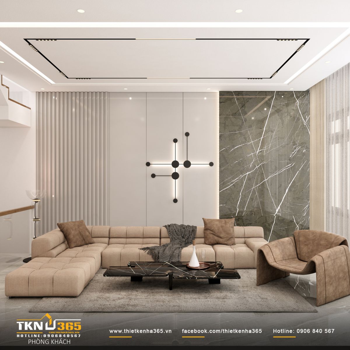Thiết kế nội thất nhà phố 4 tầng “nhường chỗ” cho ánh sáng, vật liệu và cảm xúc cùng lên tiếng 13 Không gian tiết chế chi tiết, duy trì sự cân bằng giữa kết nối và riêng tư trong nhà phố 4 tầng