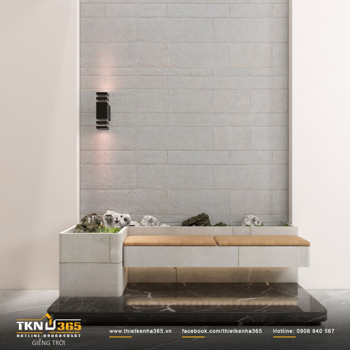 Thiết kế nội thất nhà phố 4 tầng “nhường chỗ” cho ánh sáng, vật liệu và cảm xúc cùng lên tiếng 8 Góc ngồi tại giếng trời tạo một khoảng lặng yên tĩnh, làm dịu nhịp sống đô thị